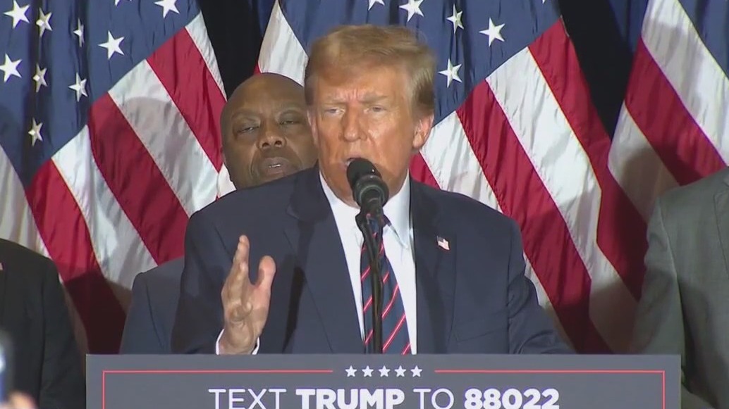 Trump claims big wins, Haley vows South Carolina upset