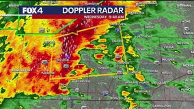 Dallas Weather: April 30 9AM severe thunderstorms