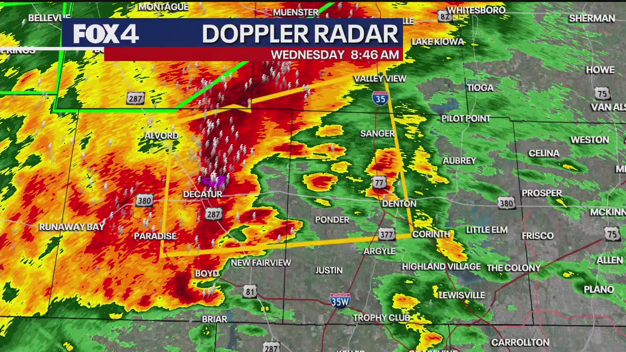 Dallas Weather: April 30 9AM severe thunderstorms