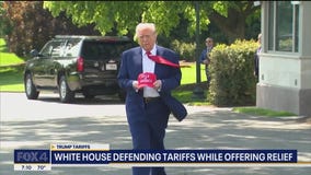 President Trump defends tariff strategy as prices rise