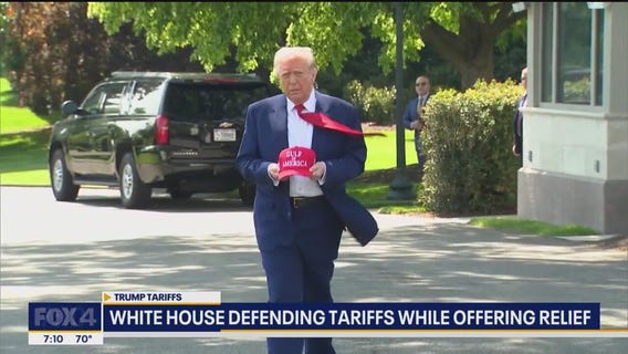 President Trump defends tariff strategy as prices rise