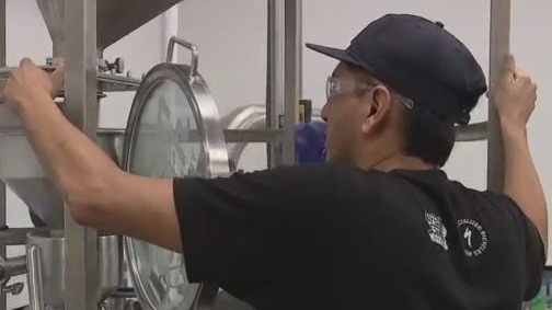 Making non-alcoholic bear at Urban South Brewery