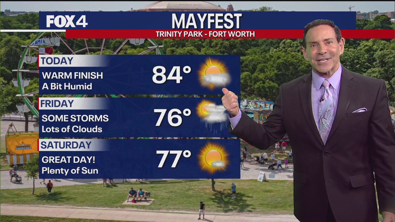 Dallas Weather: May 1 morning forecast