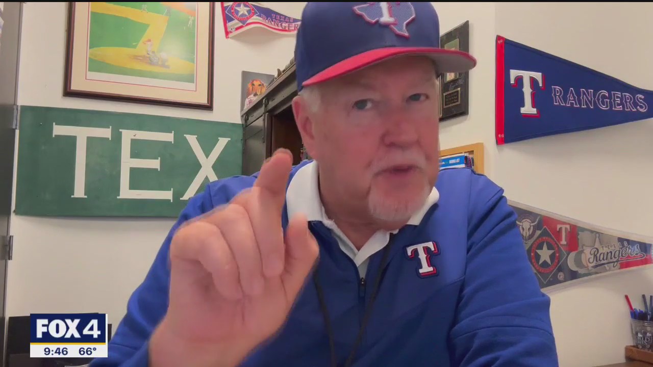 Rangers announcer Chuck Morgan gives Chip surprise | FOX 4 Dallas-Fort ...