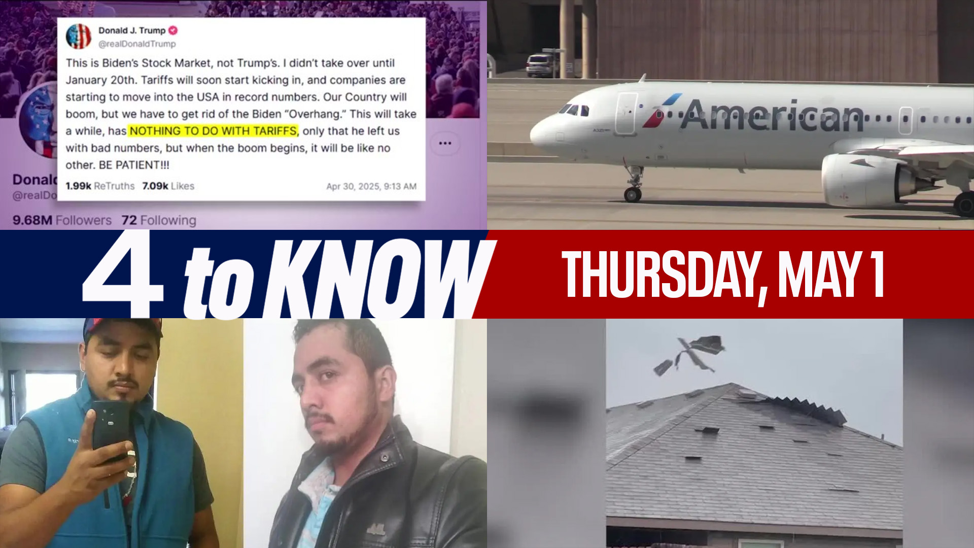 News recap for May 1, 2025