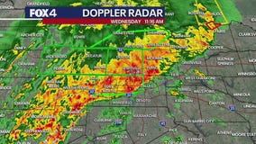 Dallas weather: Storms move through NTX - 11 a.m.