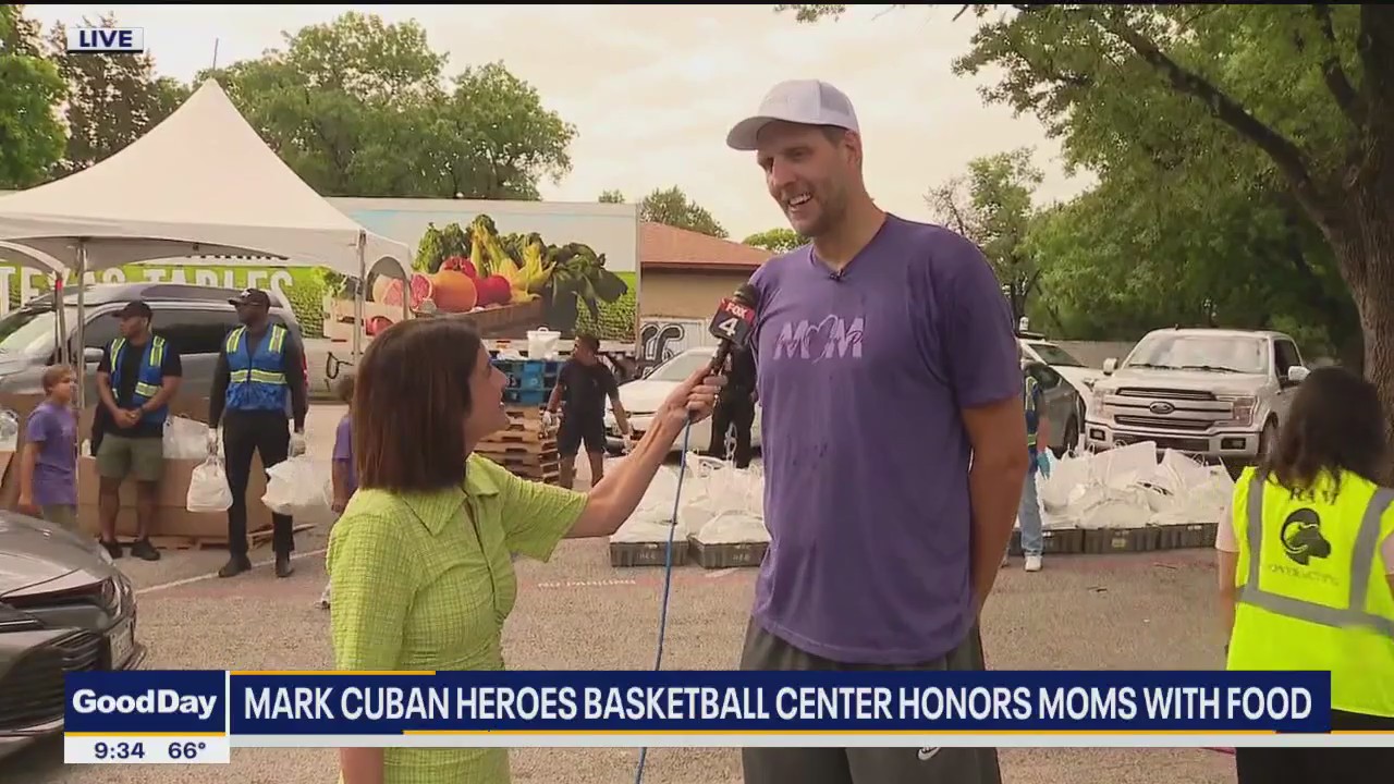 Dirk Nowitzki helps hard-working mothers in North Texas