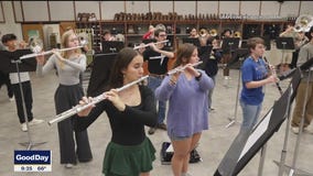 Grapevine HS band preparing for Post Malone concert