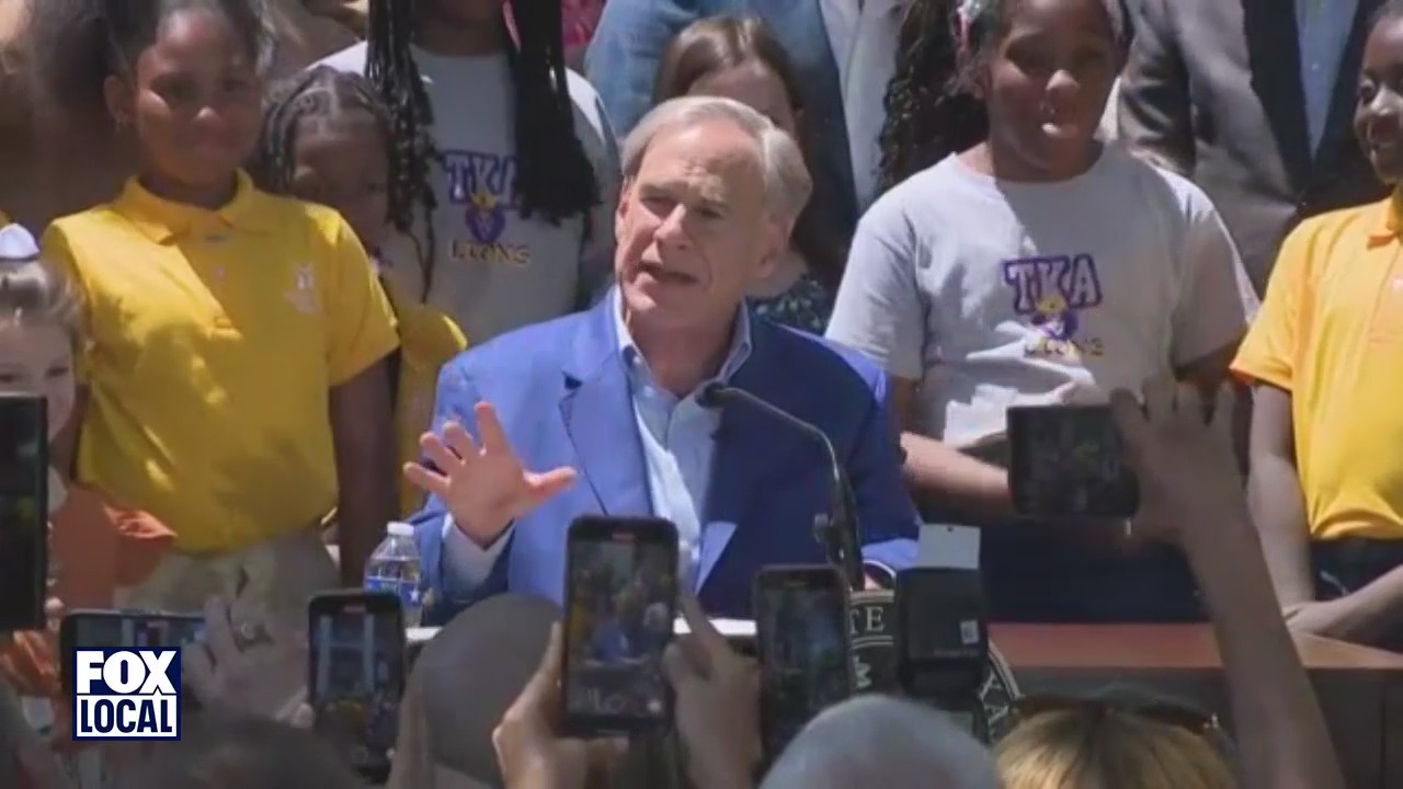 Gov. Greg Abbott signs school choice bill into law