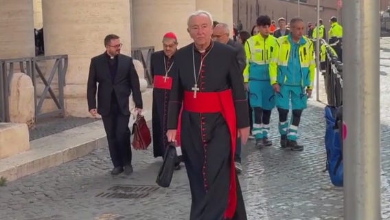 Cardinals arrive at Vatican ahead of conclave
