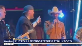 Jelly Roll brings out Post Malone in Stockyards