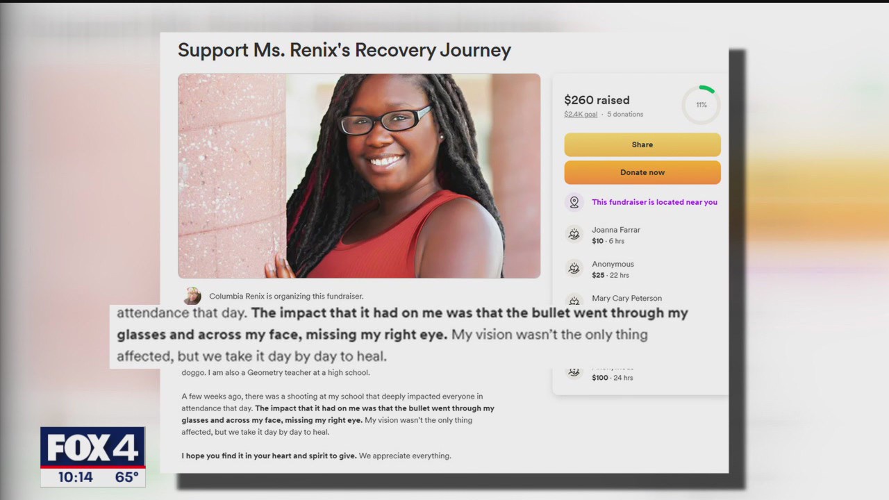 Teacher grazed by bullet in Wilmer-Hutchins HS shooting