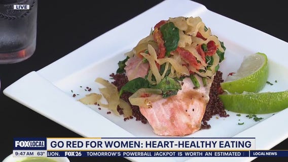 Heart-healthy eating for "Go Red for Women Day"