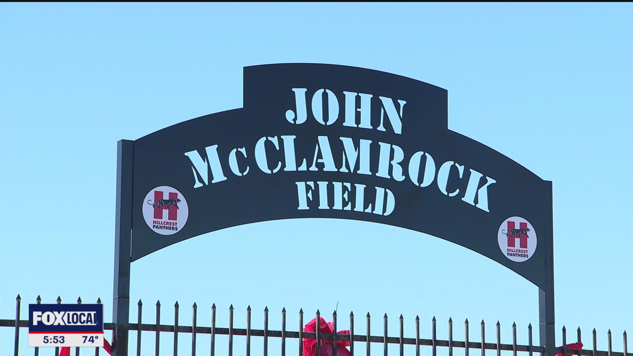 Football field renamed after paralyzed player