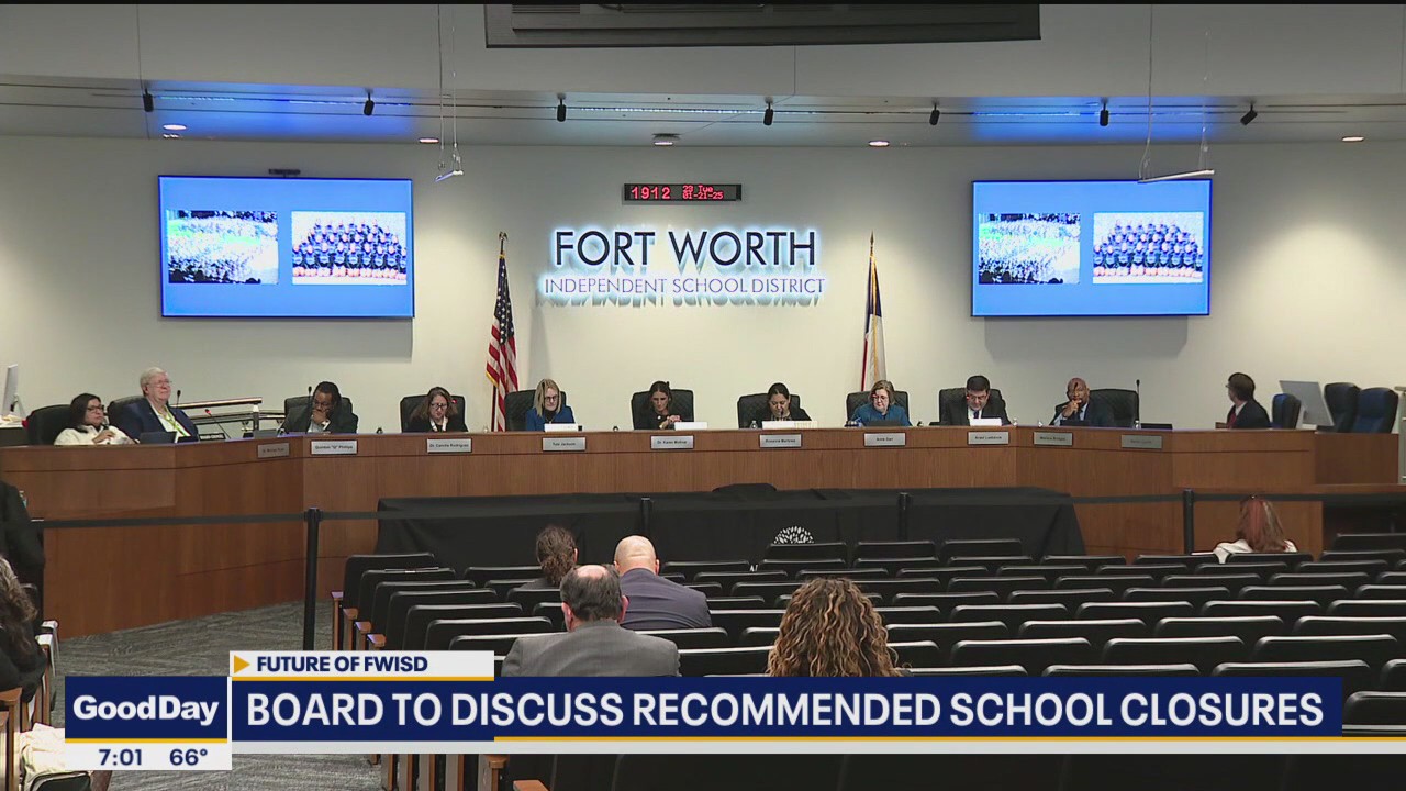 FWISD board to discuss recommended school closures | FOX 4 Dallas-Fort ...