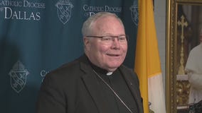 Dallas Bishop Edward Burns reacts to new pope