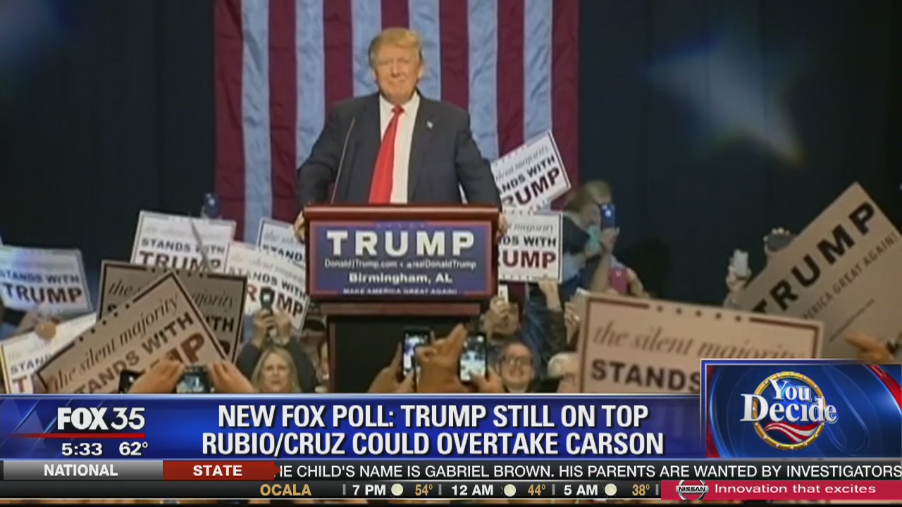 Trump widens lead in latest poll