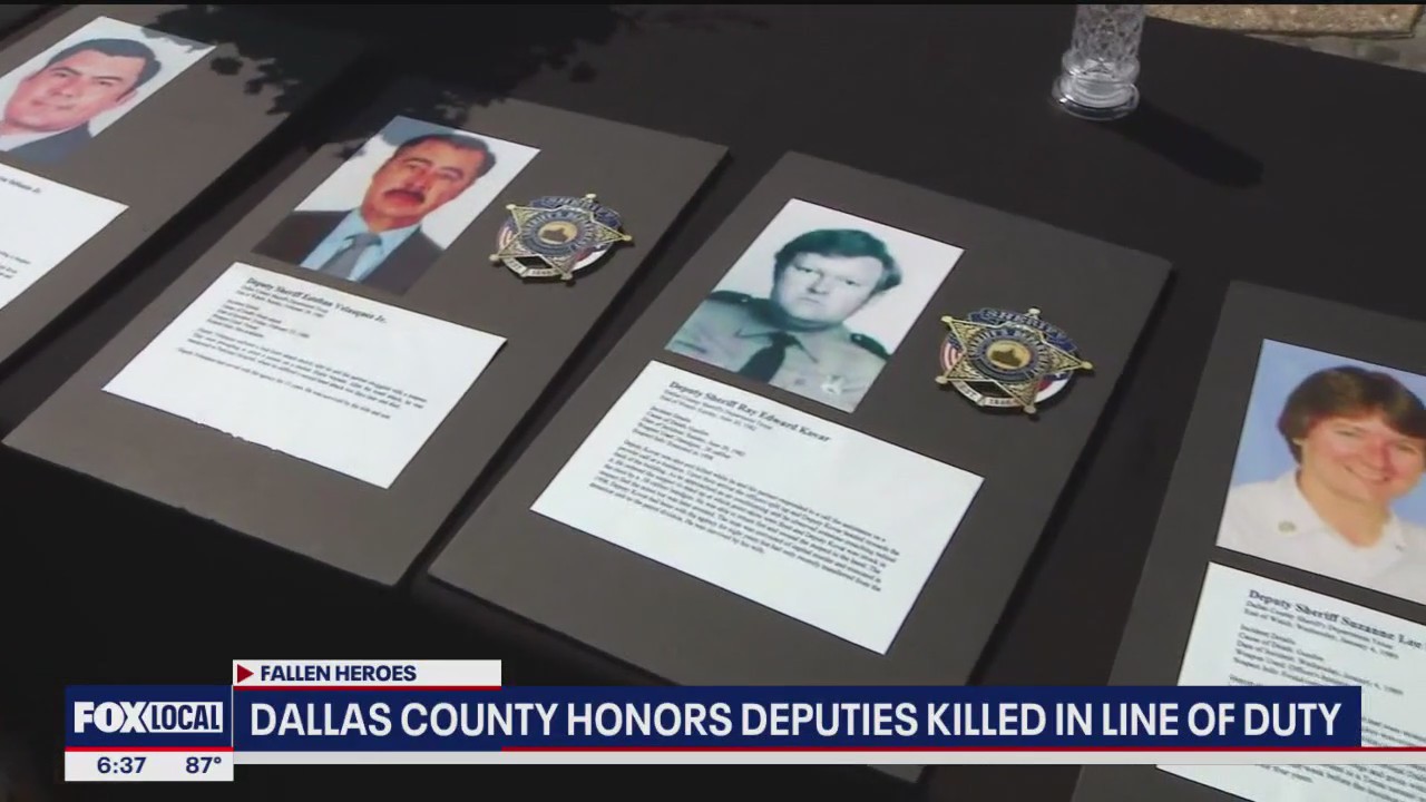 Dallas County honors deputies killed in line of duty
