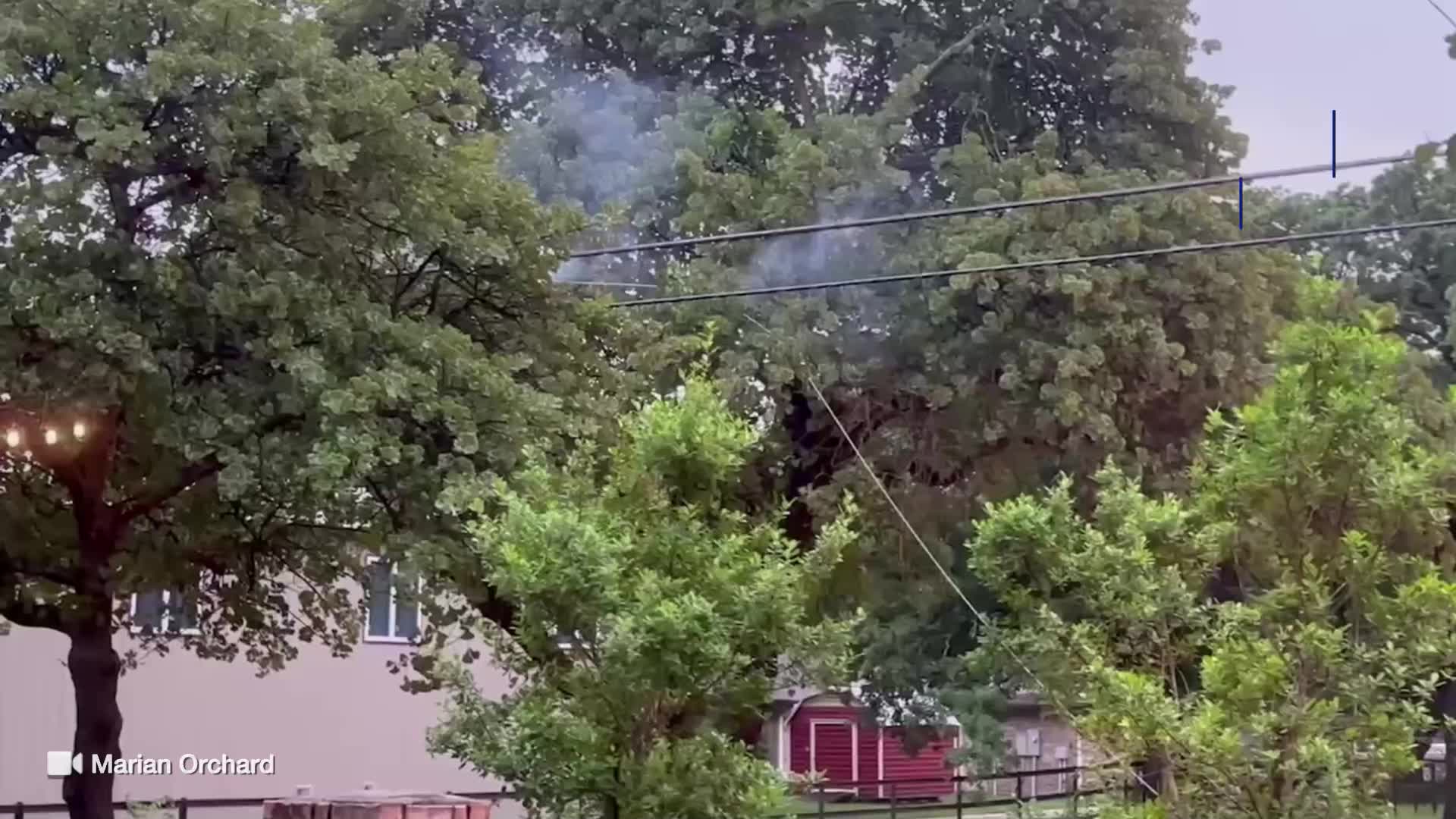 Lightning takes down Flower Mound power lines