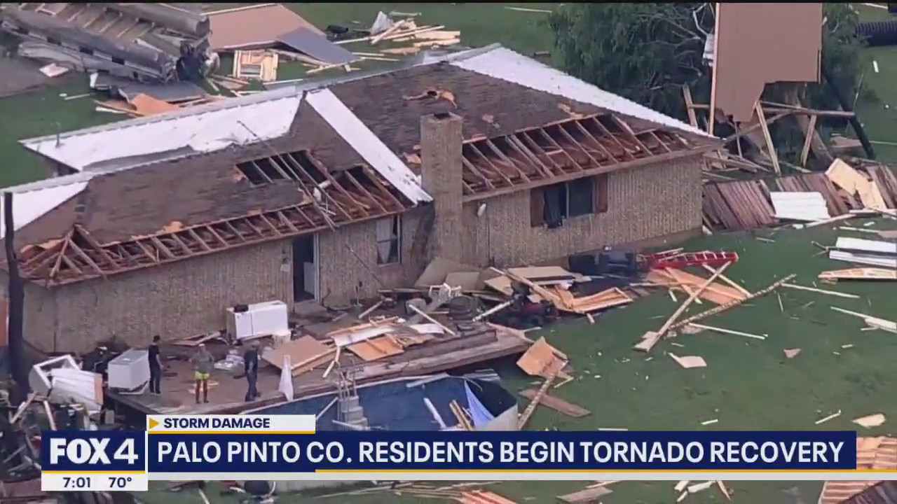 Palo Pinto County residents begin tornado recovery