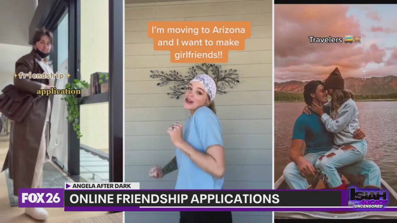 Angela After Dark: Online Friend Applications