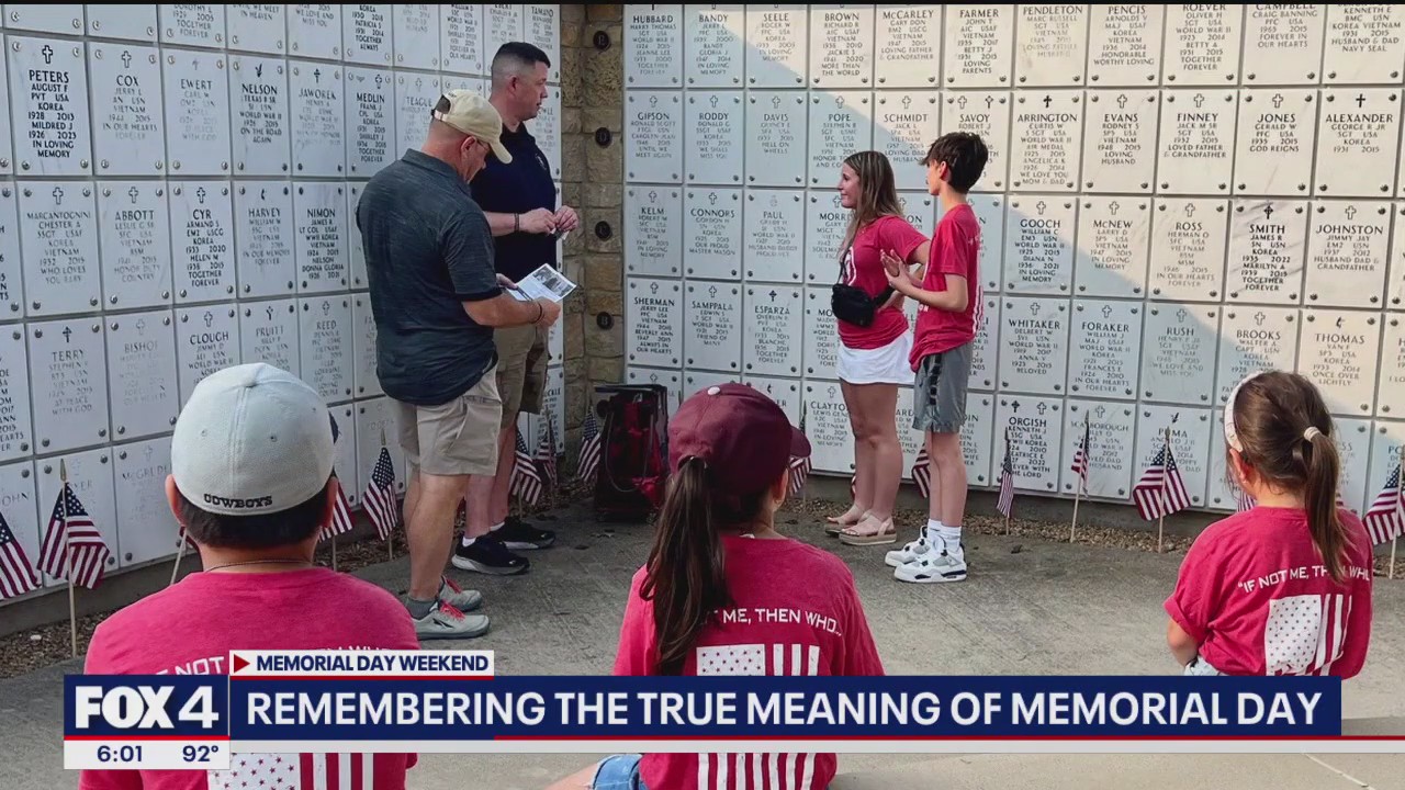 Events in DFW honor the true meaning of Memorial Day