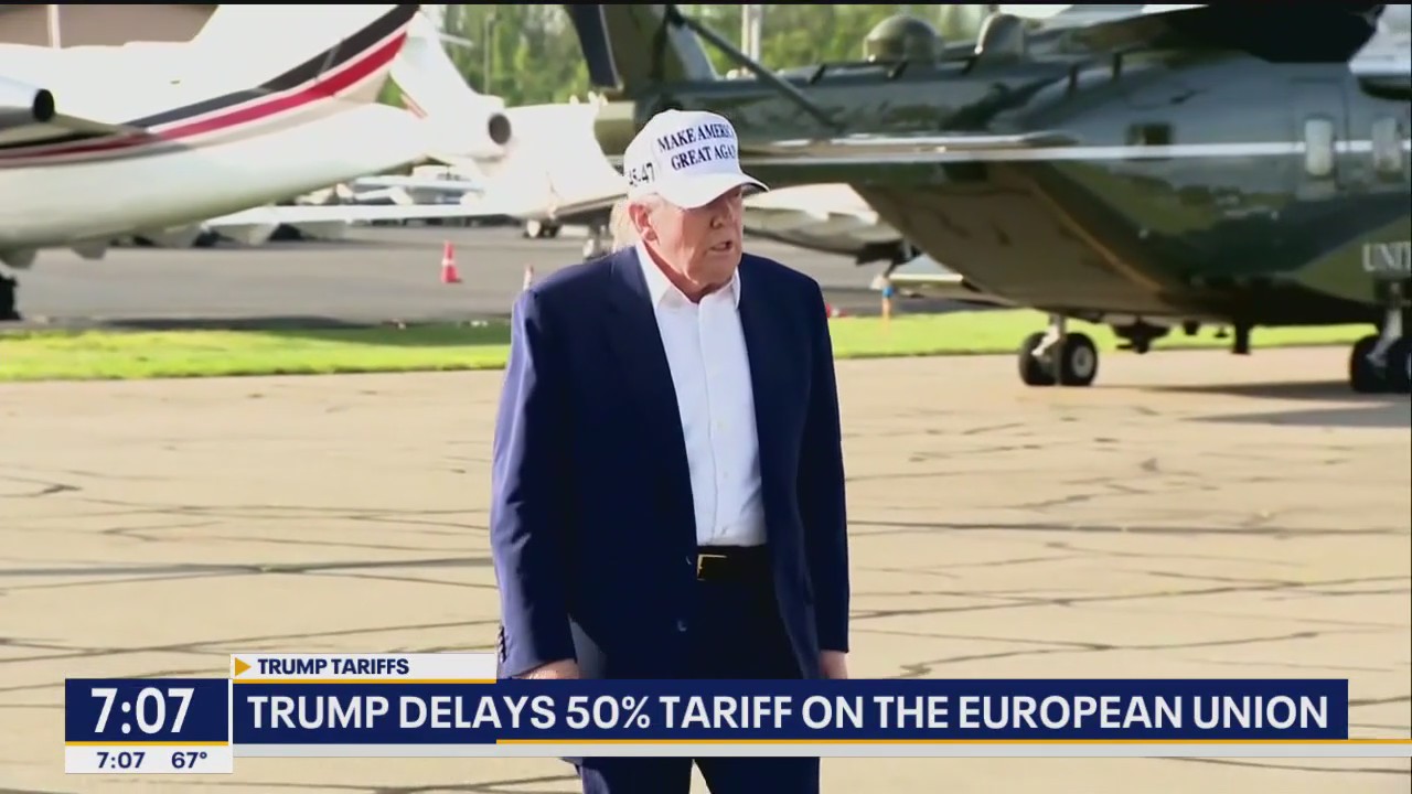 Trump delays 50% tariff on the European Union