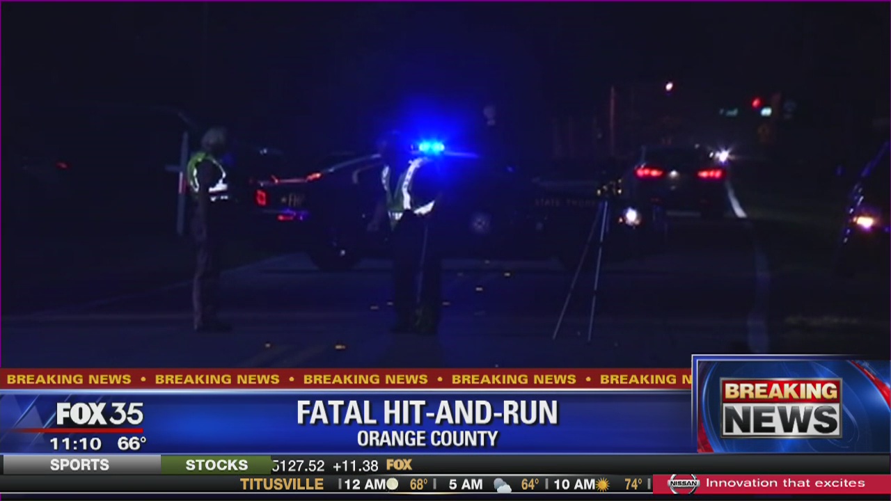 Search for driver in Orange Co. fatal hit-and-run | FOX 35 Orlando