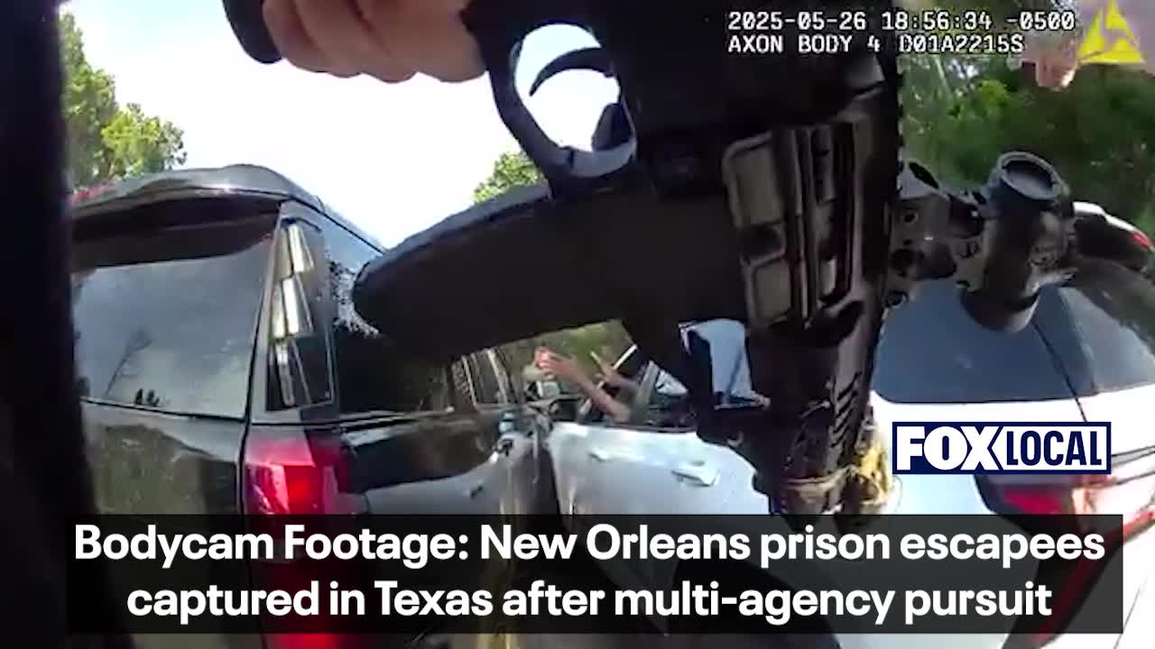 VIDEO: New Orleans prison suspects arrested in Texas