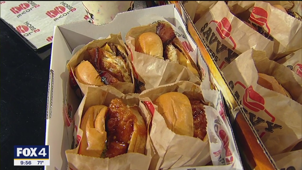 Hangover burger from Savvy Sliders