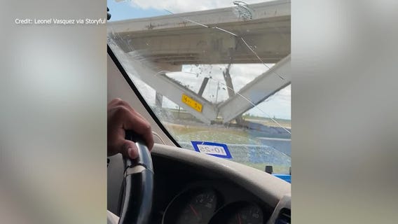 VIDEO: Texas bridge collapse caught on camera