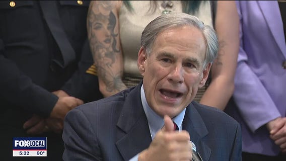 Texas Governor Greg. Abbott signs bail reform package