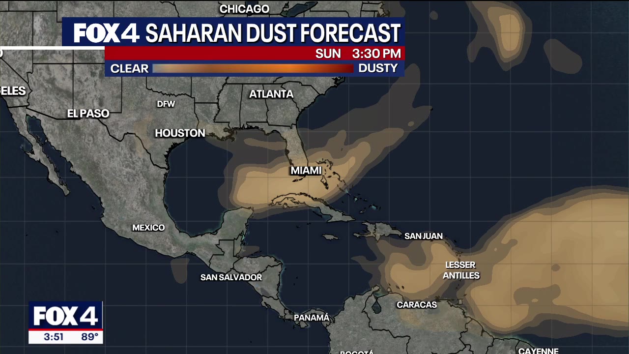 Tropical weather forecast: Saharan dust moves to U.S.