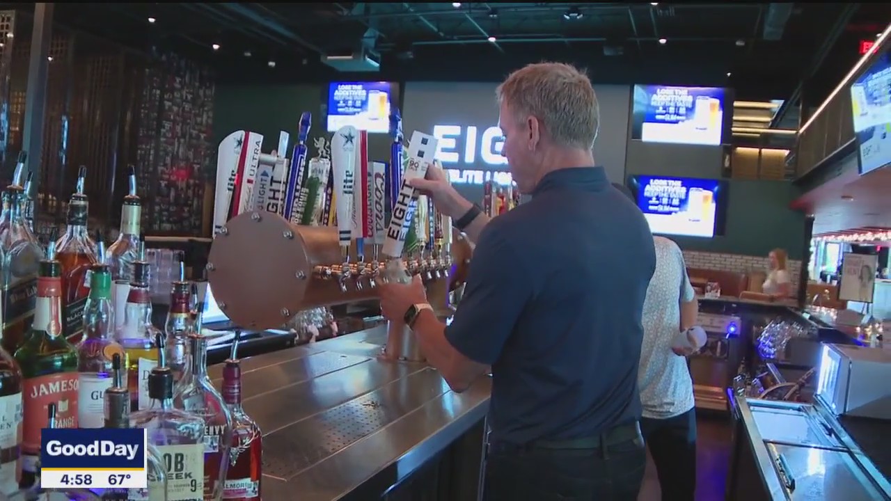 Troy Aikman's EIGHT Elite Beer now comes in slim can