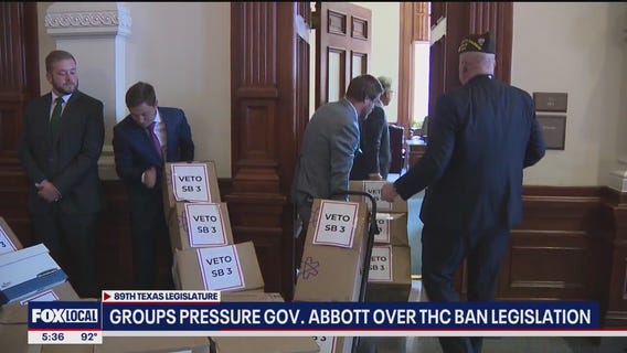Governor Greg Abbott to sign or veto Texas THC ban bill