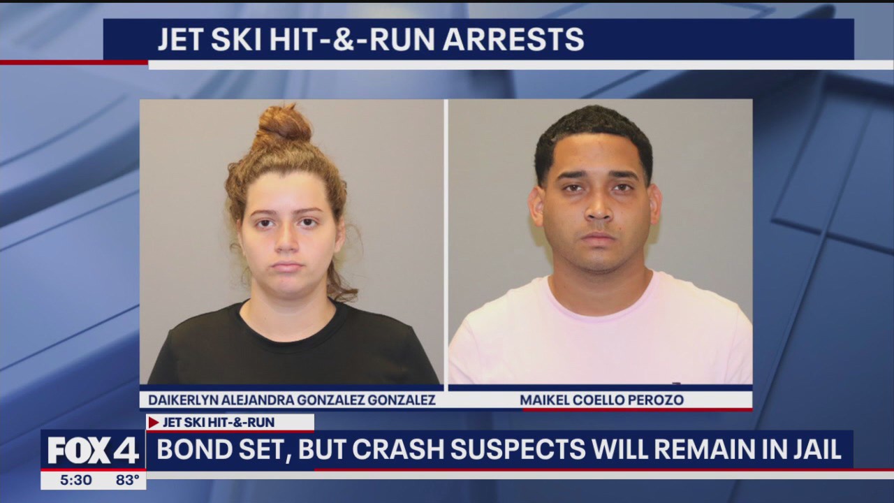 Bond set for Grapevine Lake jet ski crash suspects