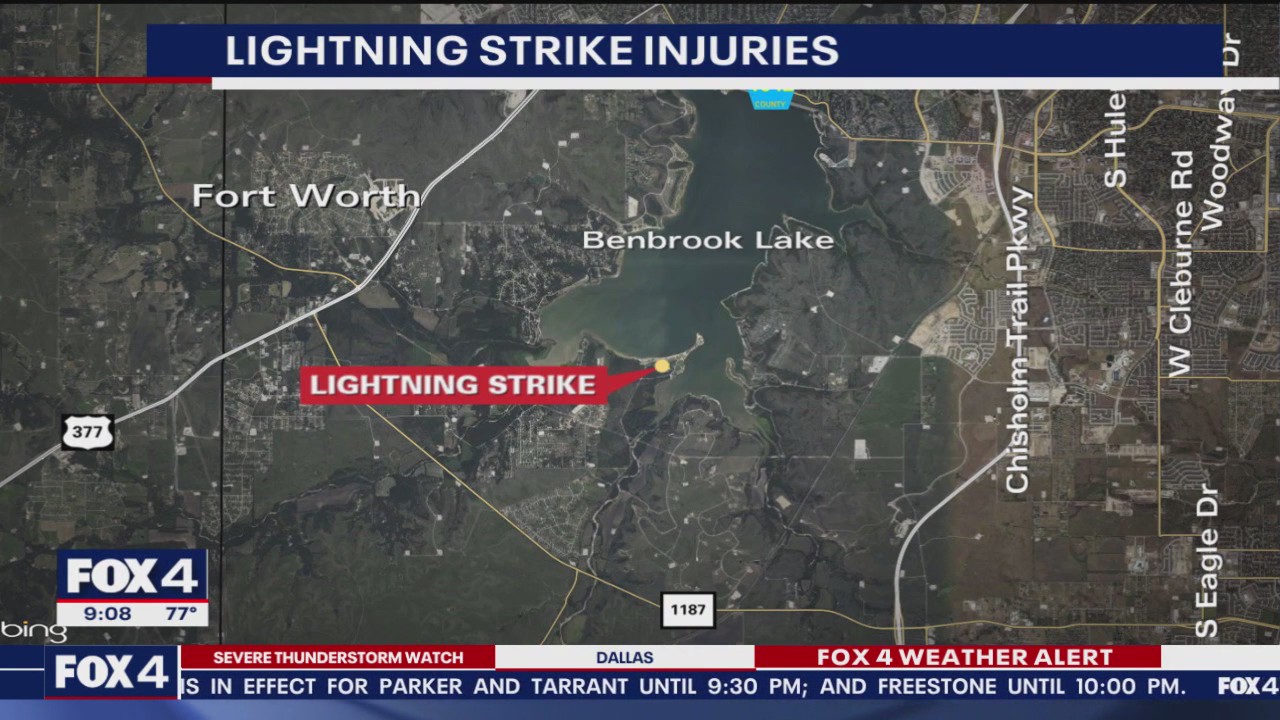 14 injured after lightning strikes in Tarrant County