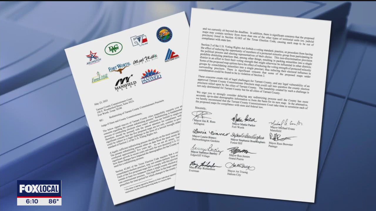 Professor on redistricting map for Tarrant County