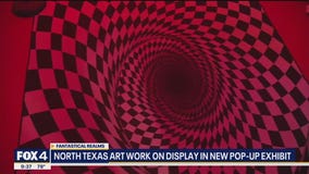 Colorful pop-up exhibit at Meow Wolf by NTX art students