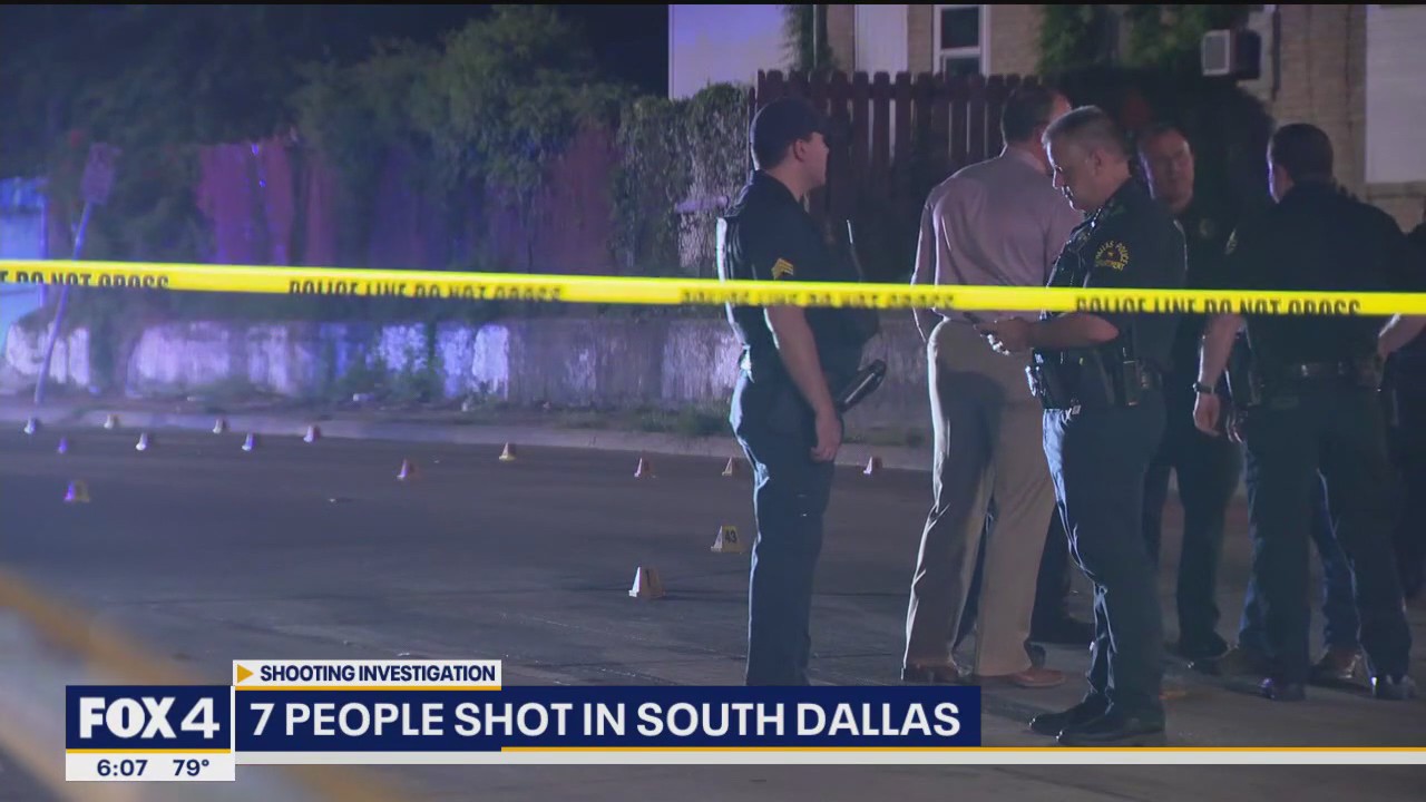 7 people shot in South Dallas