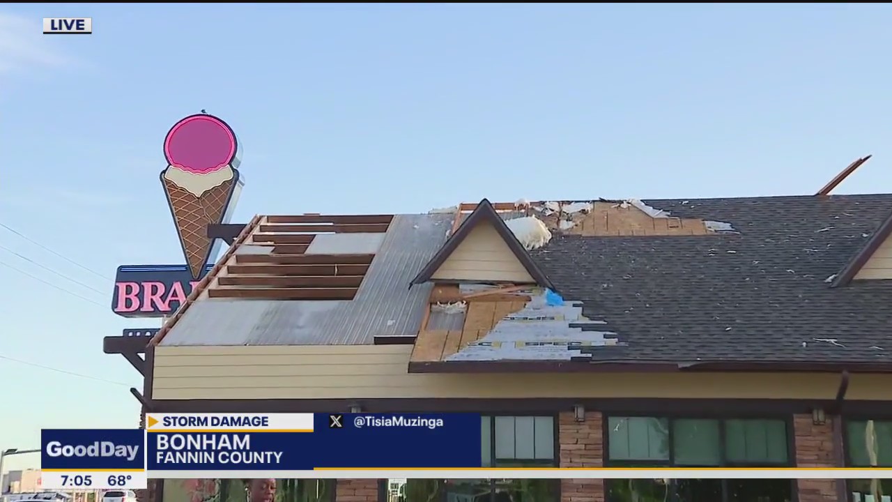 High winds damage homes, businesses in North Texas