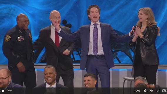 Pastor Joel Osteen invites Houston Mayor Whitmire and Police Chief to speak