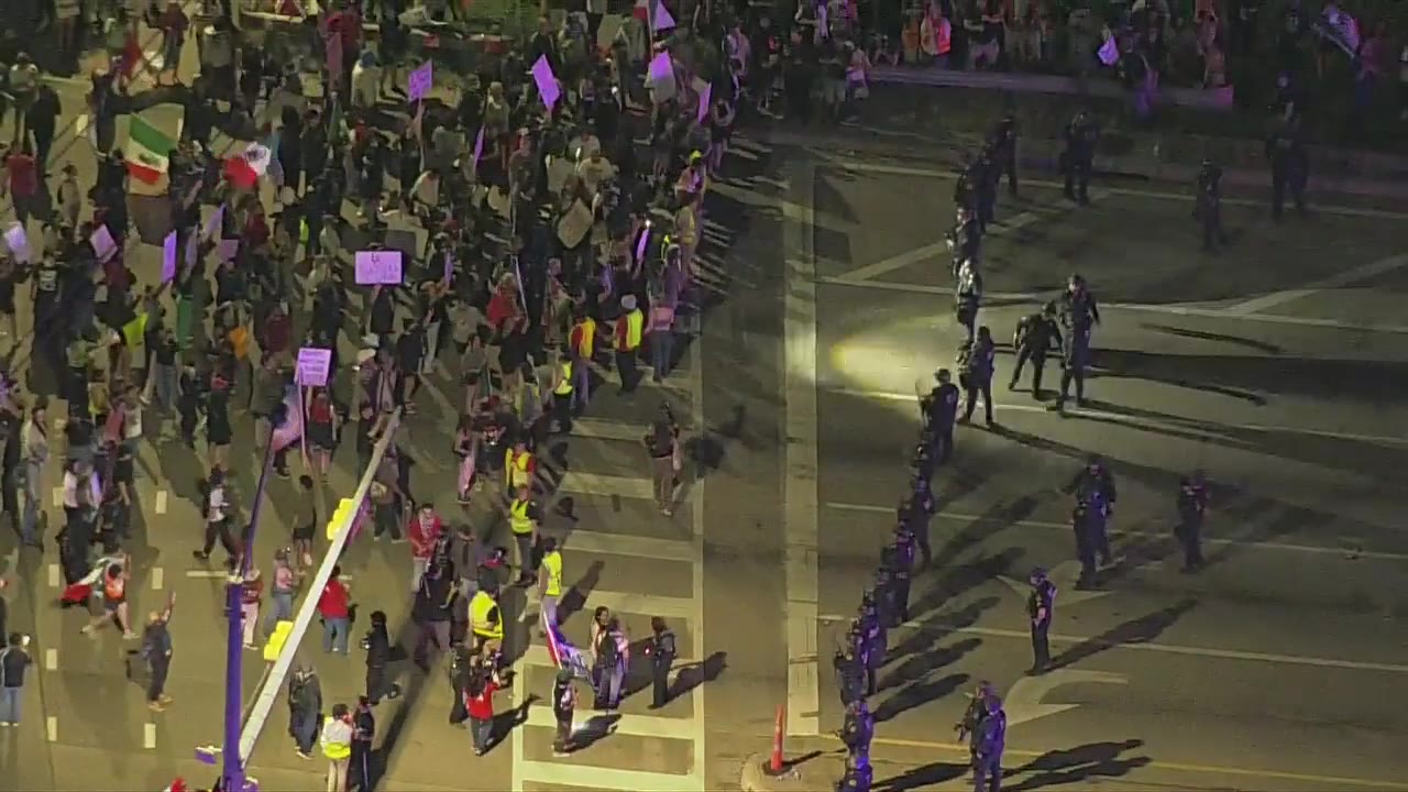 Dallas Anti-ICE Protest: Key Moments from SKY 4