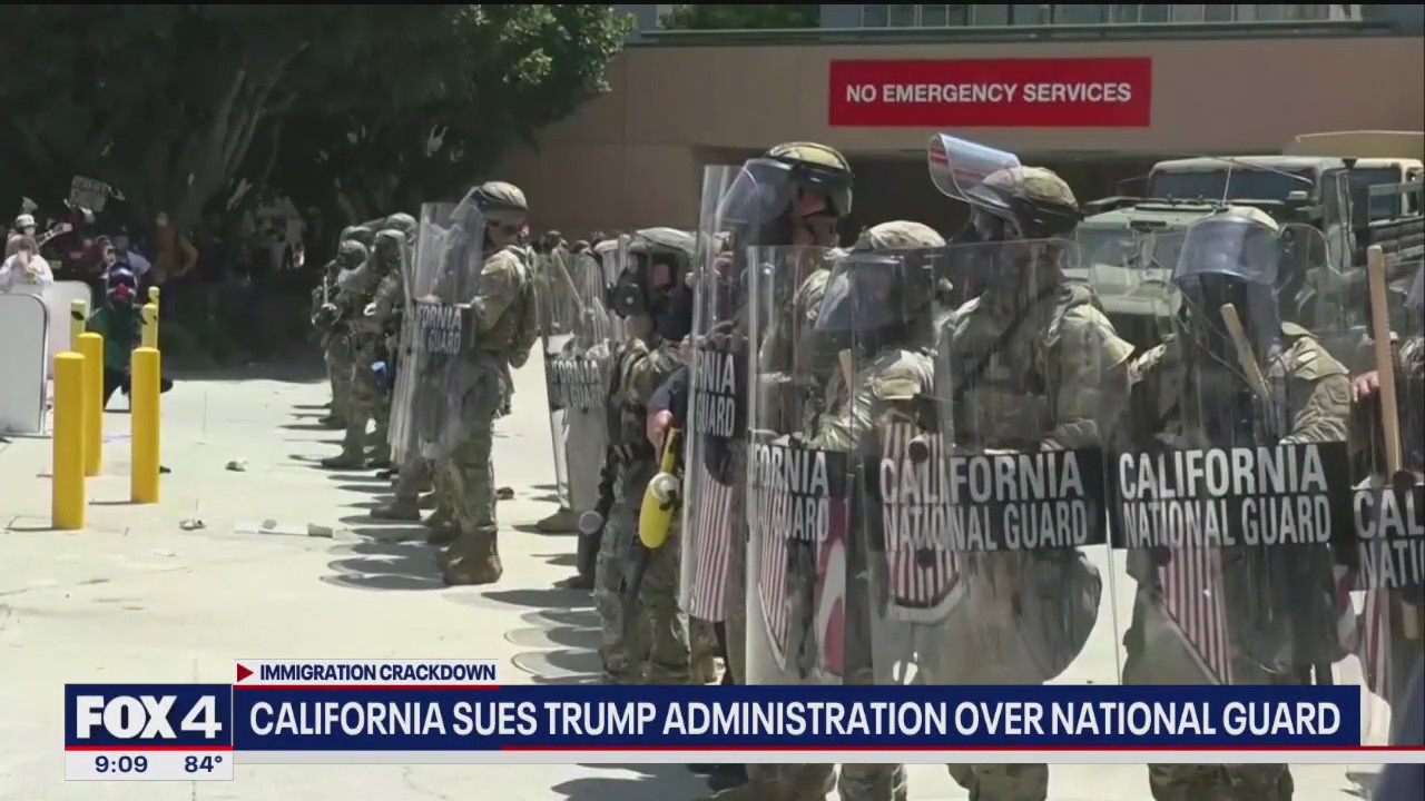 California sues Trump administration amid ICE protests