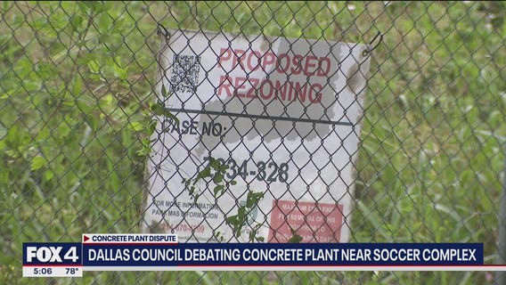 City of Dallas debate concrete plant approval