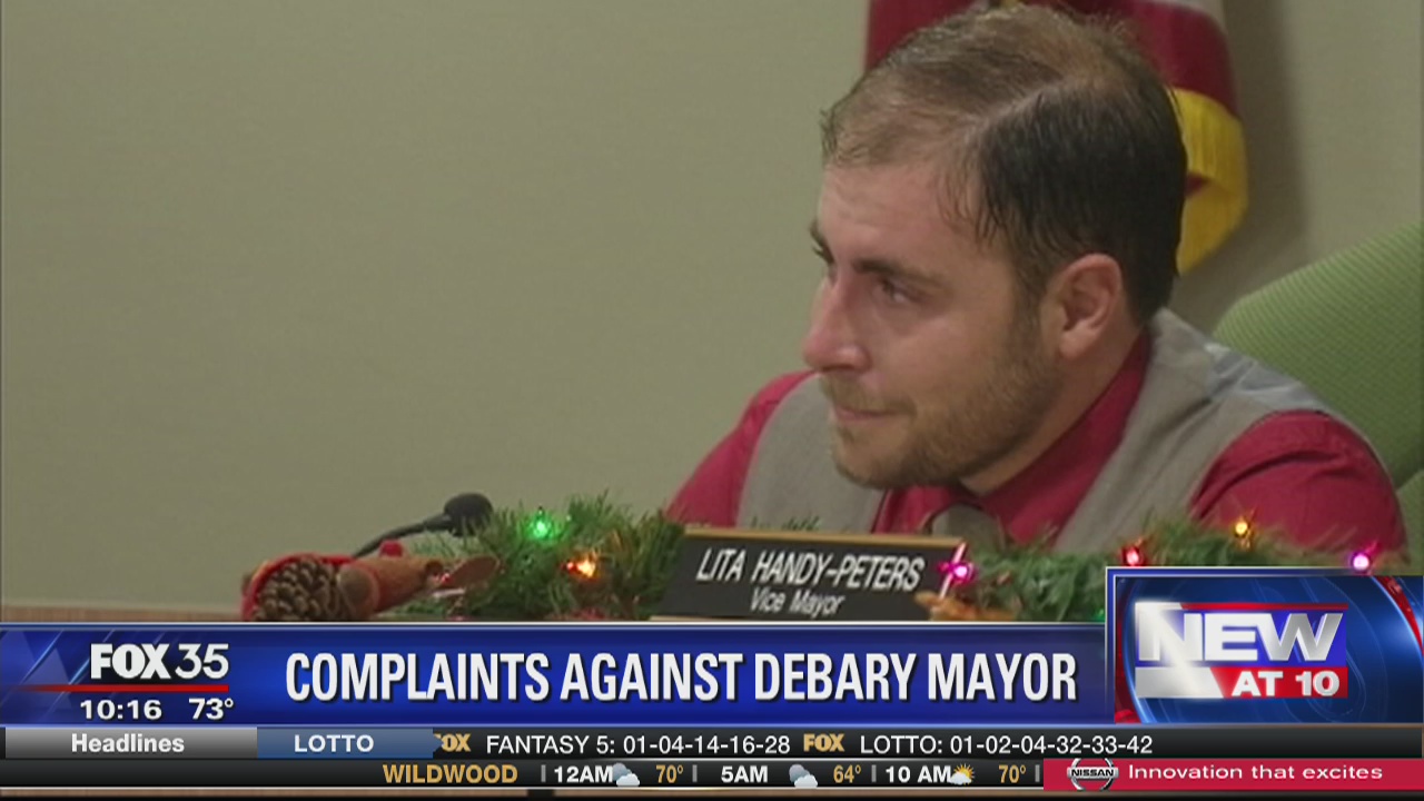 Complaints against DeBary mayor