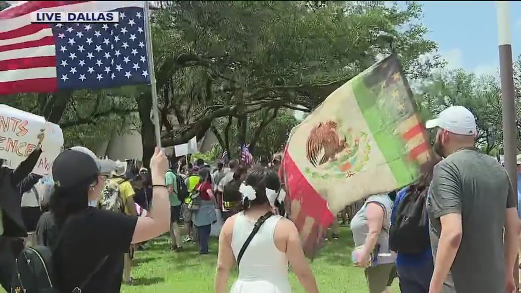 No Kings Dallas Protest: 1,300 estimated in attendance