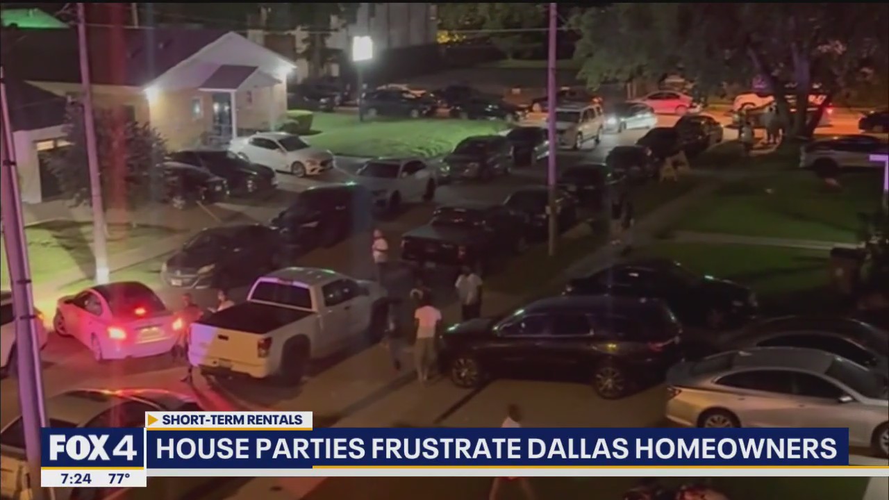 House parties frustrate Dallas homeowners