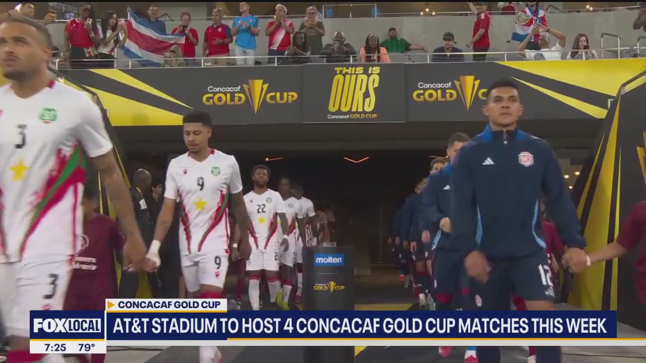 Soccer fans get a glimpse of Gold Cup at AT&T Stadium
