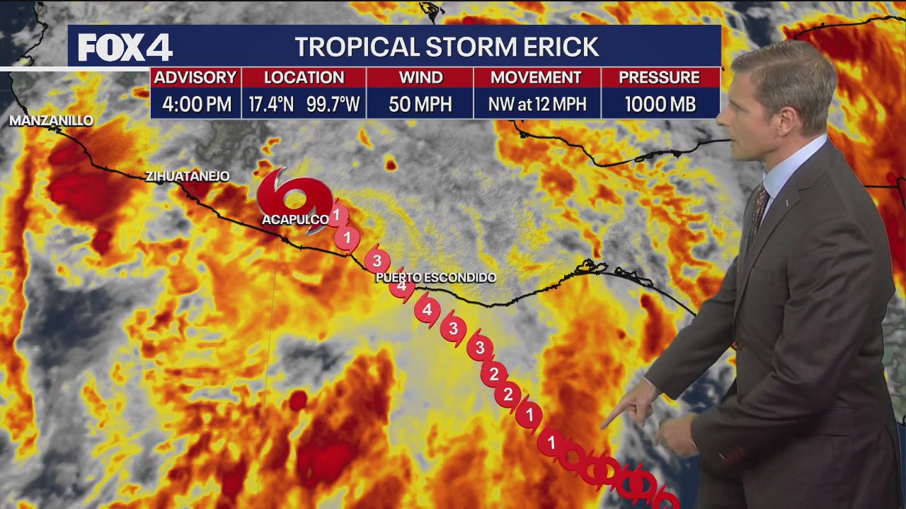 Hurricane Erick makes landfall as major hurricane